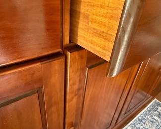 Ethan Allen Style Cherry China Cabinet