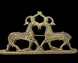 Norse / Viking Age Style Bronze Brooch