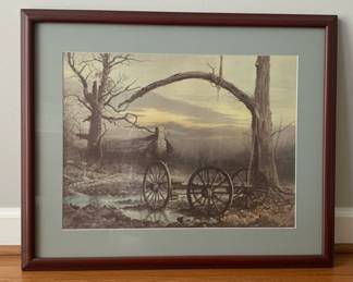 Ben Hampton Signed Print 'Spring Place' Plate I Series VII