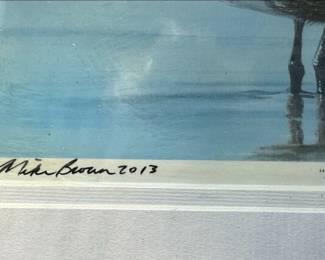 Mike Brown Signed Shorebird Prints