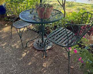 Wrought Iron Bistro Set
