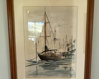 Taggart Nautical Watercolor Painting