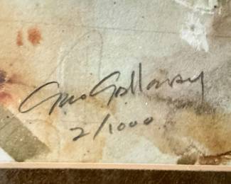 Gus Galloway Signed Limited Edition Print