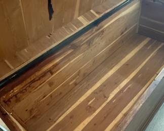 Art Deco Waterfall Cedar Chest
