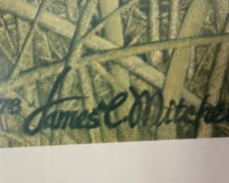 James C. Mitchell Bob White Quail Limited Edition Print