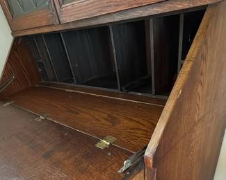 Ethan Allen Oak Secretary Desk Style