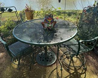 Woodard Wrought Iron Patio Set