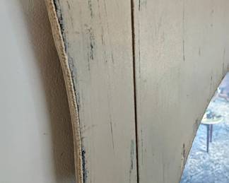 Farmhouse Style Oval Wall Mirror