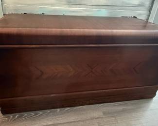 Art Deco Waterfall Cedar Chest