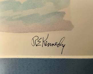 R.E. Kennedy "Key West Shrimp Boats" Print