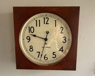 Seth Thomas "School House" Wall Clock