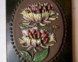 Jie Gantofta Honeysuckle Floral Wall Plaque