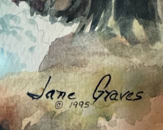 Jane Graves Watercolor Landscape