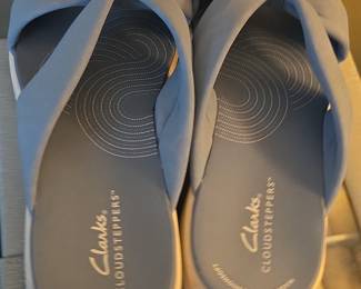 Clarks Cloudsteppers Breeze Rae Cam Knotted Slide Sandals