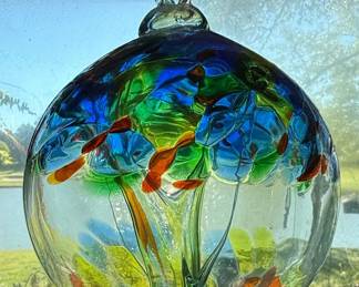 Hand-Blown Glass Friendship Ball Style