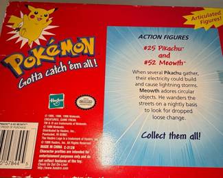 Hasbro Pokémon Pikachu and Meowth Action Figure Set