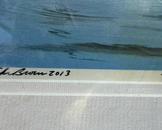 Mike Brown Signed Shorebird Prints