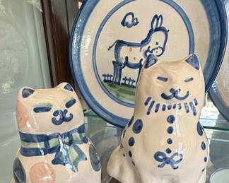 M.A. Hadley Folk Art Pottery Collection