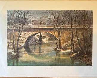 Jim Gray Boyd's Creek Bridge Limited Edition Print