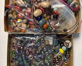 Jewelry Making Supplies Lot with Handcraft Wire Jewelry Book
