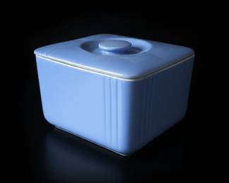 Hall China Westinghouse Blue Refrigerator Dish Set