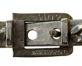 Accessocraft Belt Buckle Style Necklace
