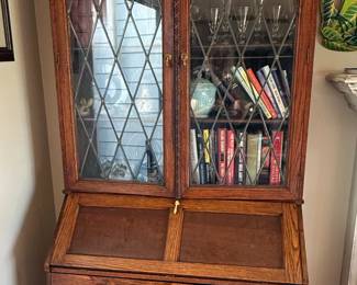 Ethan Allen Oak Secretary Desk Style