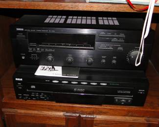 Yamaha RXV490 and RCA 5 Disc Player