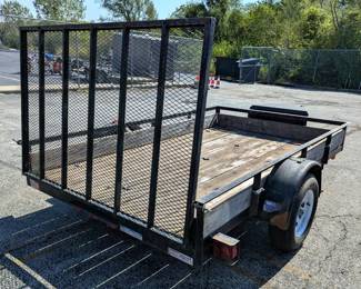 2010 Pace American WorkSport Flatbed Trailer, 6' x 10', VIN# 40LFB1018AP161475