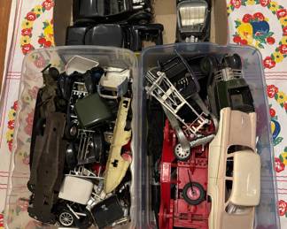 Lots of Vintage Monogram and Revell Early 1960s Model Car Parts