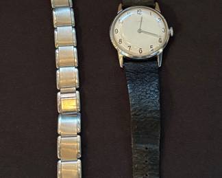 Vintage 1960s Timex Watches and Edelstahl Wristband from Germany 