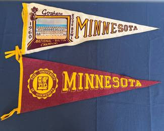 Vintage University of Minnesota Pennants