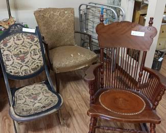Bicentennial Rocker 1800's Rocker Camping Bed