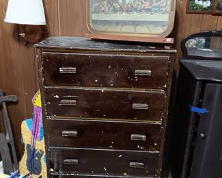 Distressed Dresser & Last Supper