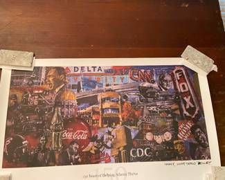 Signed 'Penley' Atlanta Print