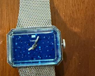 Timex Gala Blue Dial Watch
