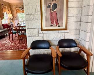 Great mid-century modern armchairs!