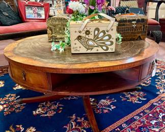 Vintage drum table