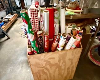 Lots of wrapping paper!