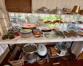 More cooking and serving pieces