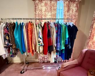 Lots of beautiful clothes!