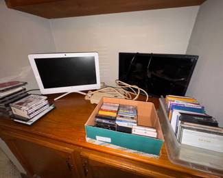 Misc. monitors, Cassette Tapes/CD's, etc.