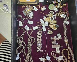 sterling and gold jewelry