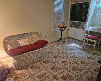 Wicker Loveseat