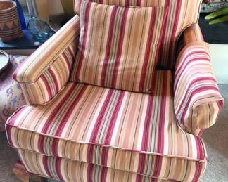 Pair of upholstered armchairs