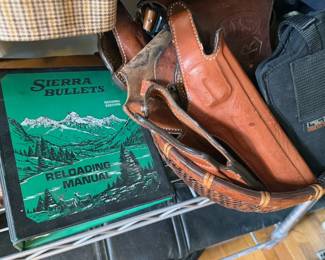 Gun manual + holsters