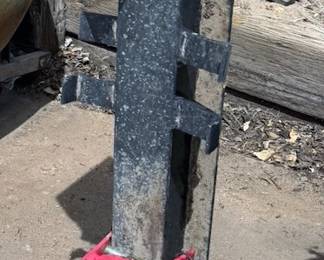 Manual hydraulic log splitter