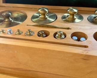 Brass weights