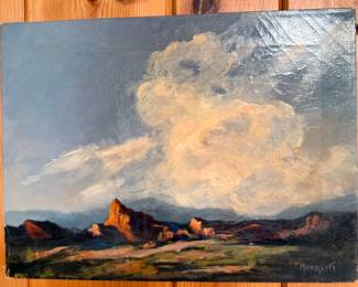 Vintage oil painting