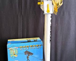 NIB Radeasy Bike Hoist 2 Pack & Joeblow Fat Tire Pump